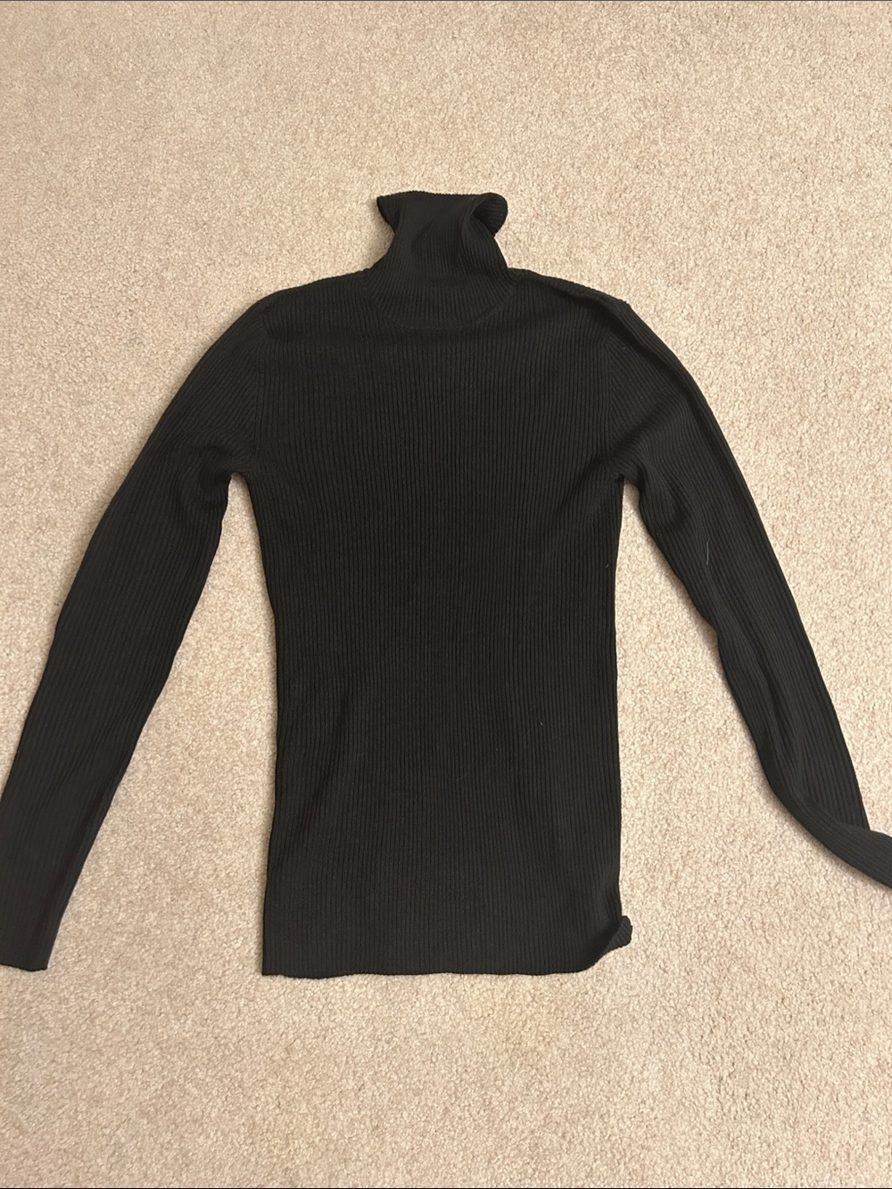 ASOS Black Ribbed Cowl Neck Sweater - Picture 2 of 3